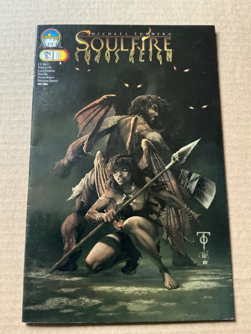 Aspen Comics Soulfire Chaos Reign Issue #0 2006